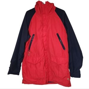 Mother Karen's Red Blue Coat. Men's size Large.